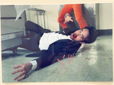 Daredevil Charlie Cox signed photo. Daredevil Season 4 signed photo autographed by Charlie Cox. 