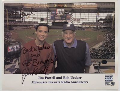 Jim Powell signed photo. 8.5x11 inches