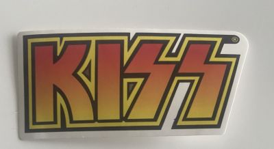 KISS logo sticker. 3x2 inches