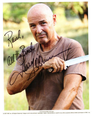 Terry O'Quinn signed Lost photo. Terry O'Quinn signed photo. 8x10 inches. His character is John 