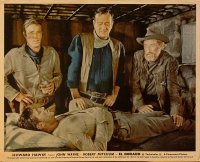 El Dorado 1966 original vintage lobby card on heavy card stock. 11x14 inches