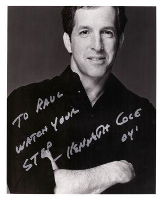 Designer Kenneth Cole signed photo. Kenneth Cole signed photo. 8x10 inches