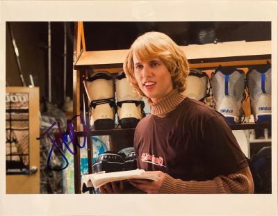 Jon Heder
Blades of Glory signed movie photo. Jon Heder Blades of Glory signed movie photo. 