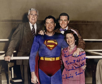 Adventures of Superman Noel Neill signed photo. Adventures of Superman signed photo autographed 