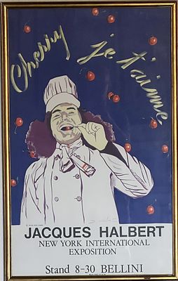 Jacques Halbert New York International Exposition art print. 23x37 inches