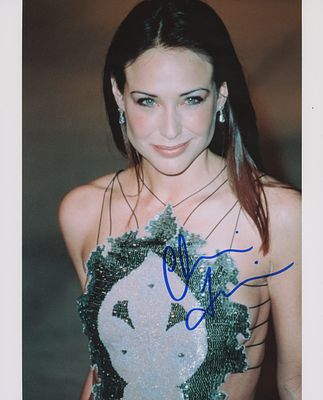 Claire Forlani signed photo. 8x10 inches