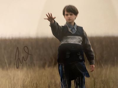 Jaeden Martell signed photo. 11x14 inches
