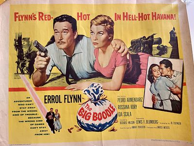 The Big Boodle vintage movie poster - 1956 - 22x28 inches