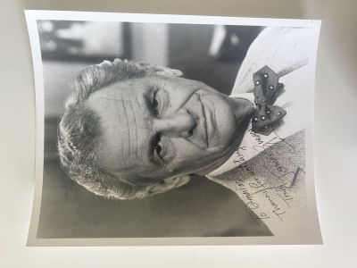 James Gregory signed photo. 8x10 inches