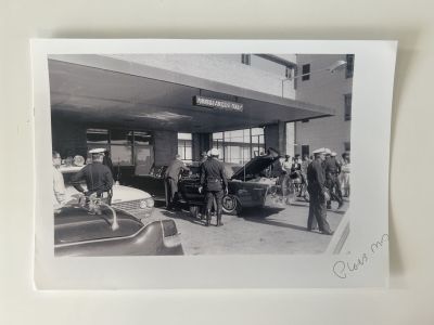 JFK Assassination Dr. Peter Loeb signed photo. 10x8 inches