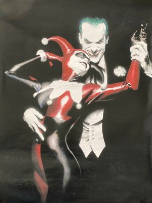 Joker and Harley Quinn poster.22x34 inches