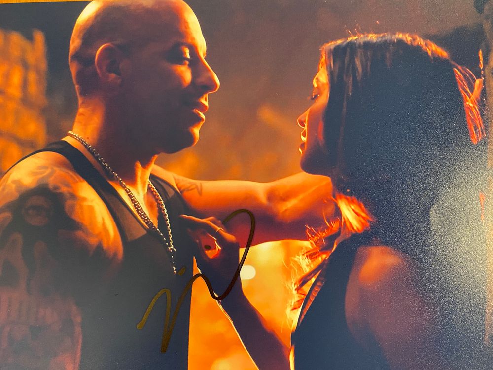 XXX: Return of Xander Cage signed movie photo autographed by Vin Diesel. 8x10 inches