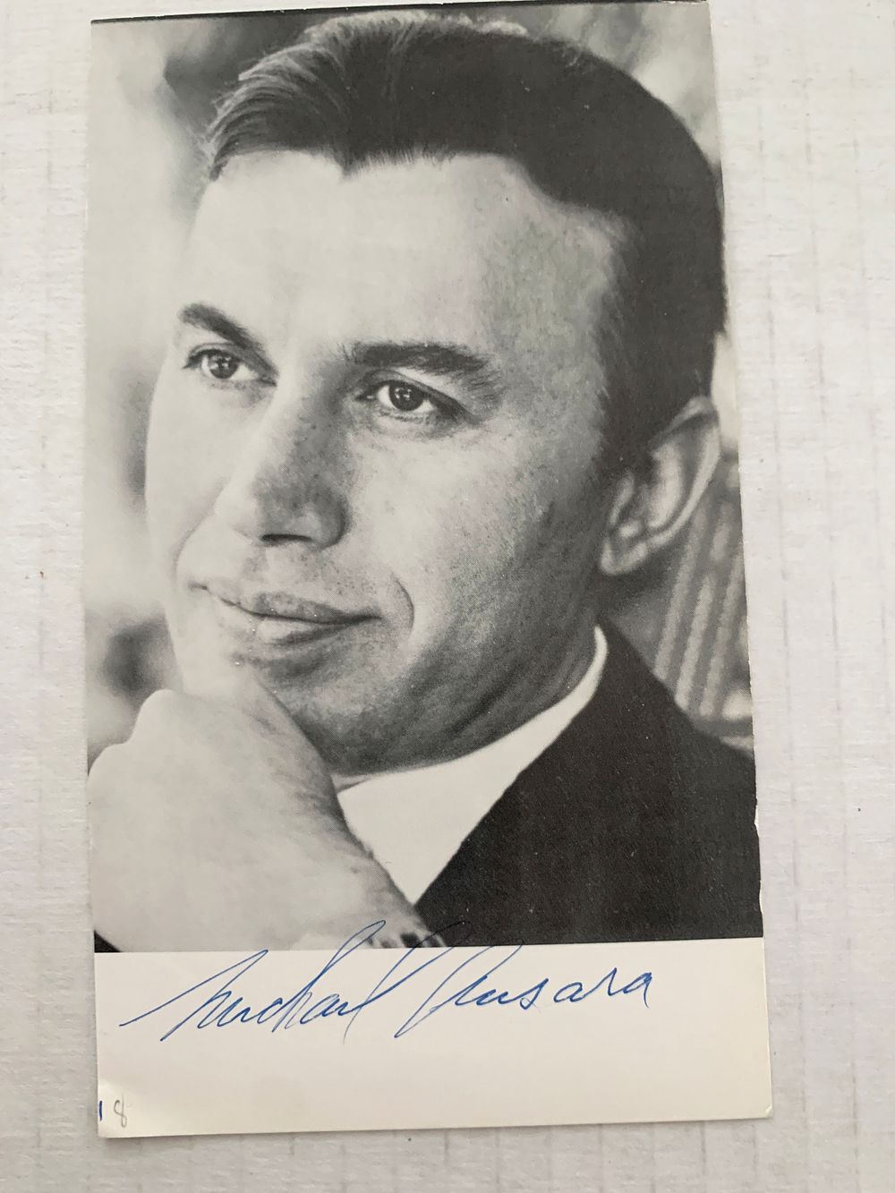 Voyage to The Bottom of The Sea Michael Ansara signed photo. Michael Ansara signed photo. 5 x 7 