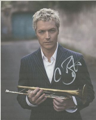 Chris Botti signed photo. Chris Botti autographed photo. 8x10 inches