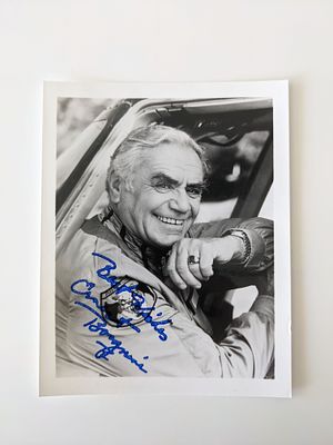 The Dirty Dozen Ernest Borgnine signed photo. Ernest Borgnine signed photo