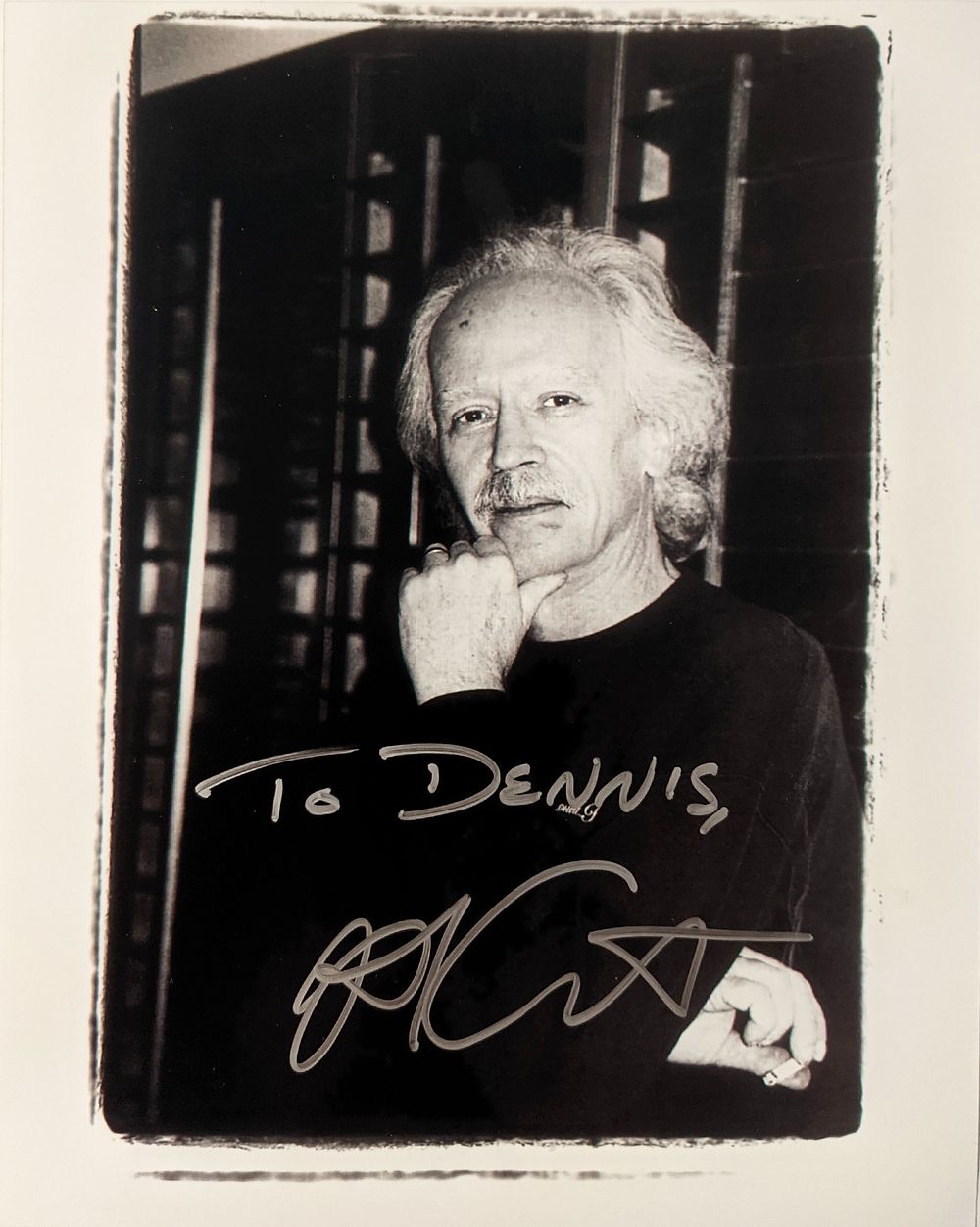 Halloween John Carpenter signed photo. John Carpenter signed photo. 8x10 inches