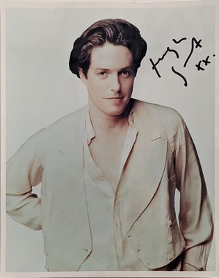 Notting Hill Hugh Grant Signed Photo. Hugh Grant Signed Photo. 8x10 inches