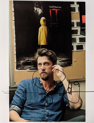 IT signed photo. IT signed movie photo autographed by director Andrés Muschietti. 8x10 inches.