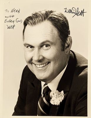 Weatherman Willard Scott signed photo. Willard Scott signed photo. 7x9 inches
