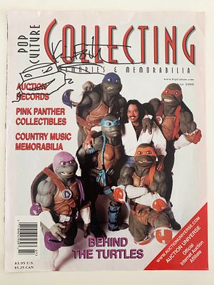 Teenage Mutant Ninja Turtles Creator Kevin Eastman signed magazine cover. Teenage Mutant Ninja