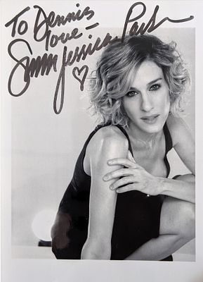 Sex In The City Sarah Jessica Parker signed photo. Sarah Jessica Parker signed photo. 8x10 inches