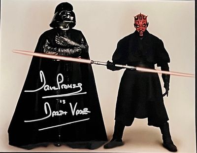 Darth Vader's David Prowse Signed Photo. 8x10 inches.