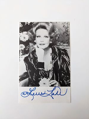 Journey To The Center Of The Earth Arlene Dahl signed photo. Arlene Dahl signed photo. 4x6 inches