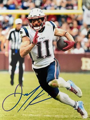 New England Patriots Julian Edelman signed photo 8x10 inches