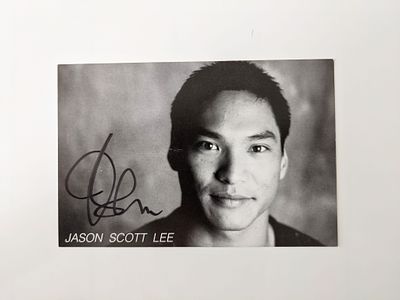 Lilo and Stitch Jason Scott Lee signed photo. Jason Scott Lee signed photo