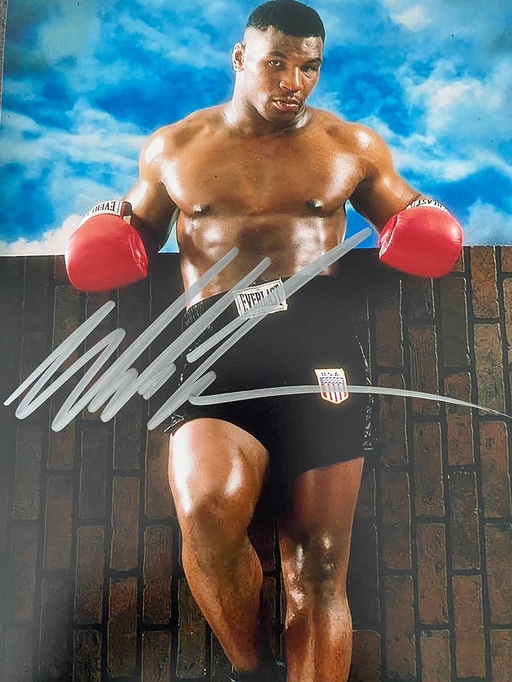 Mike Tyson signed photo. 8x10 inches
