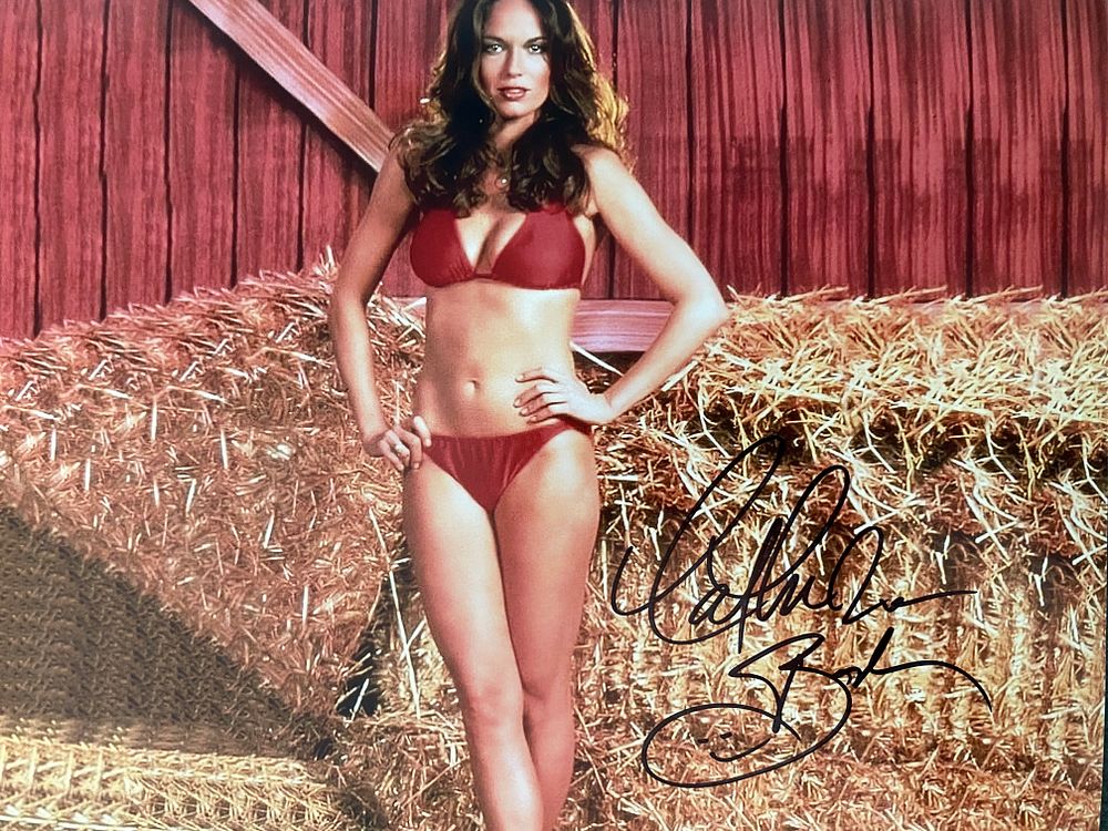Dukes of Hazzard Catherine Bach signed photo. Dukes of Hazzard signed photo autographed by 