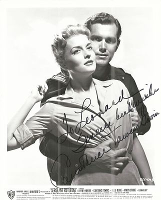 Sergeant Rutledge Constance Towers Signed Movie Photo. Sergeant Rutledge Signed Movie Photo