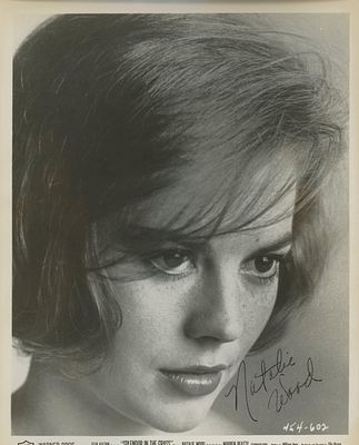 Rebel Without A Cause Natalie Wood signed photo. GFA Authenticated. Splendor in the Grass signed