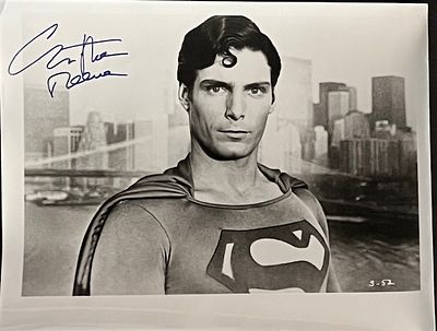 Superman's Christopher Reeve Signed Photo. 8x10 inches.