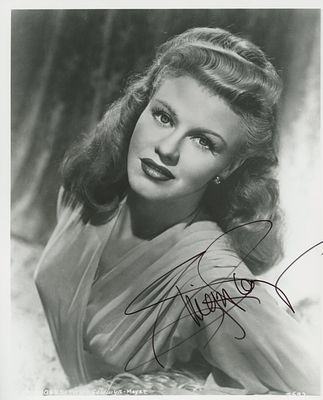 Ginger Rogers signed photo. GFA Authenticated. Ginger Rogers autographed photo. 8x10 inches. GFA