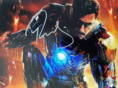 Iron Man Robert Downey Jr. signed photo. 8x10 inches