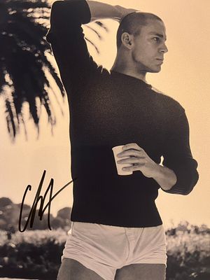 Magic Mike Channing Tatum signed photo. GFA Authenticated. Channing Tatum signed photo. 8x10 inches