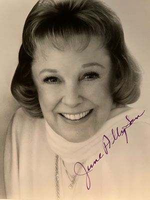 Battle Circus June Allyson signed photo. June Allyson signed photo. 8x10 inches