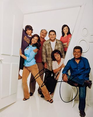George Lopez signed photo. George Lopez autographed photo 8x10 inches.