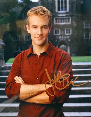 Dawson's Creek James Van Der Beek signed photo. Dawson's Creek signed photo autographed by James