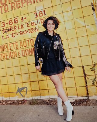 Marvels Runaway Ariela Barer signed photo. Ariela Barer autographed photo 8x10 inches.