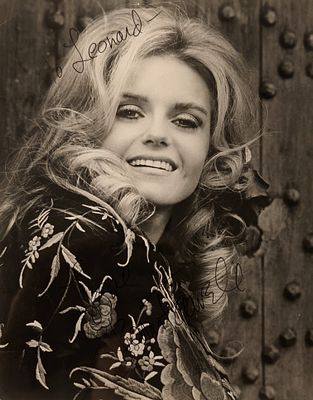 Kiss Her Goodbye Sharon Farrell signed photo. Sharon Farrell autographed photo 8x10 inches.