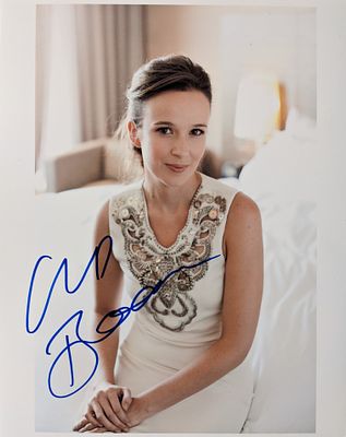 The Square Claire Van Der Boom signed photo. Claire Van Der Boom autographed photo 8x10 inches.