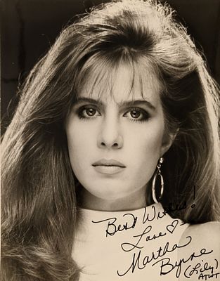 As The World Turns Martha Byrne signed photo. Martha Byrne autographed photo 8x10 inches.