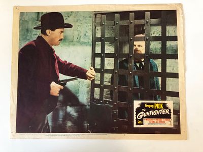 The Gunfighter original 1950 vintage lobby card on heavy card stock. 11x14 inches