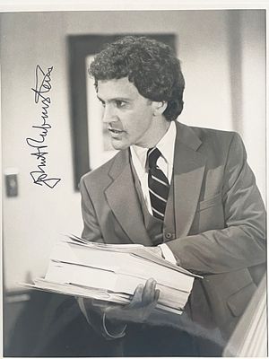 CBS John Rubinstein signed photo. 7x9 inches