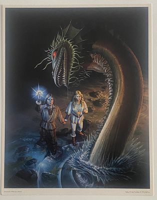 Larry Elmore signed Valley of Steel portfolio. Limited edition 1674/2500. 11x14 inches