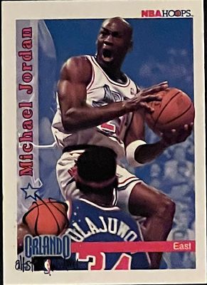 Michael Jordan 1992 NBA All-Star NBA HOOPS Collector Card