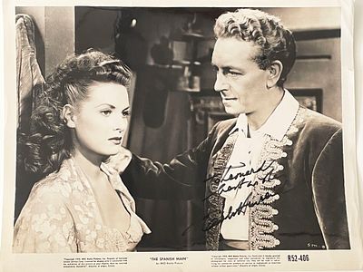 Paul Henreid signed photo. 8x10 inches