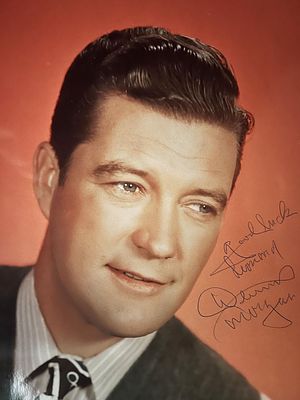 Two Guys From Texas Dennis Morgan signed photo. Dennis Morgan signed photo. 8x10 inches